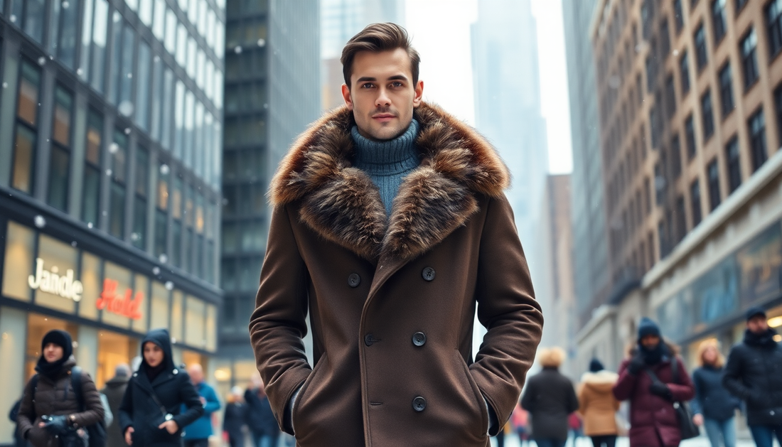 Snipe the Perfect Winter Coat: Kaleb's Luxury Faux Fox Fur Parka