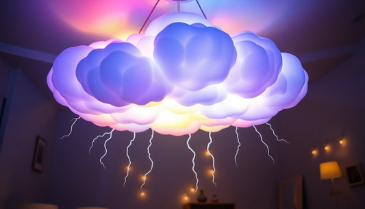 Elevate Your Bedroom Ambiance with the Mesmerizing USB Cloud Light from DealSniper.net