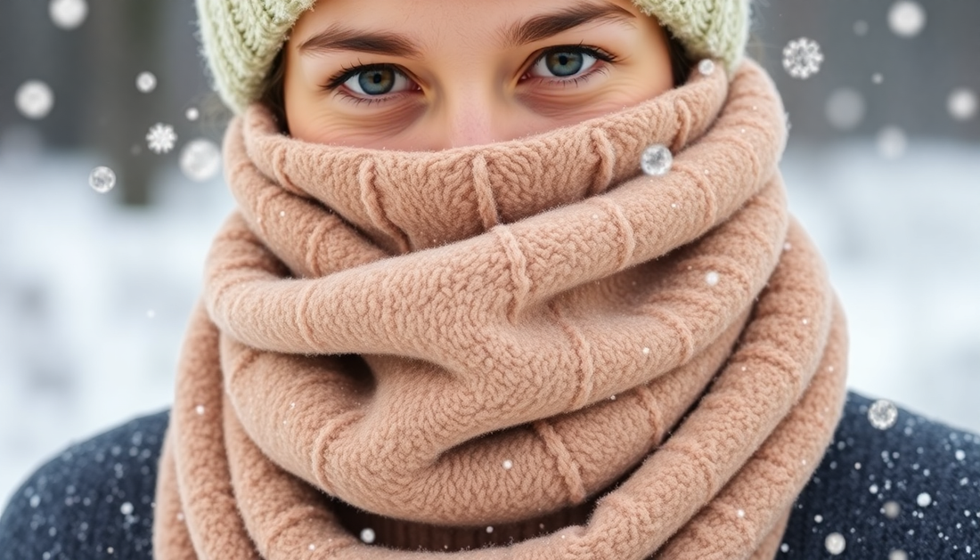 Stay Warm and Stylish This Winter with DealSniper's Fleece Neck Warmers