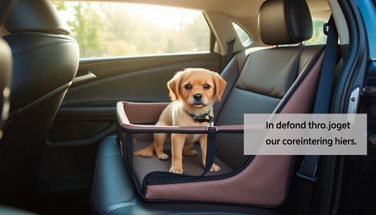 Unleash Savings: Discover the Perfect Portable Dog Car Seat for Your Furry Companion