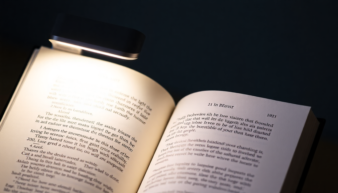 Illuminate Your Reading Experience: The Ultimate LED USB Rechargeable Book Light