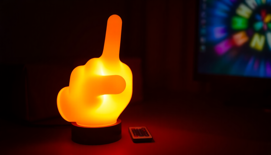 Flip the Bird with Style: Introducing the Illuminated Gesture Light for Your Car