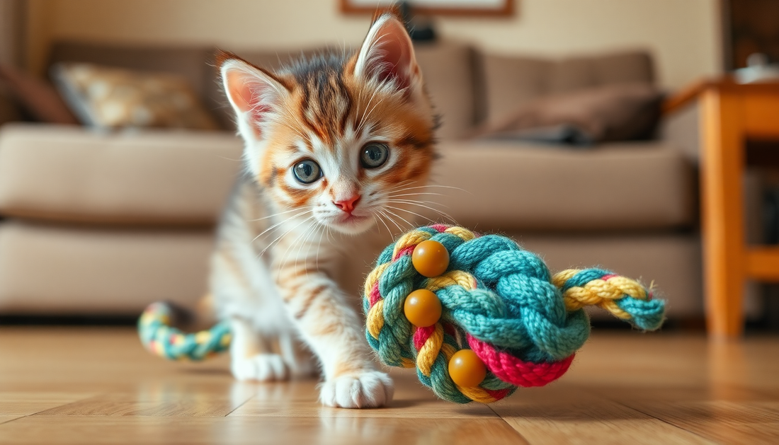 Unleash Your Cat's Playful Side: Discover the Joy of Cotton Rope Cat Toys
