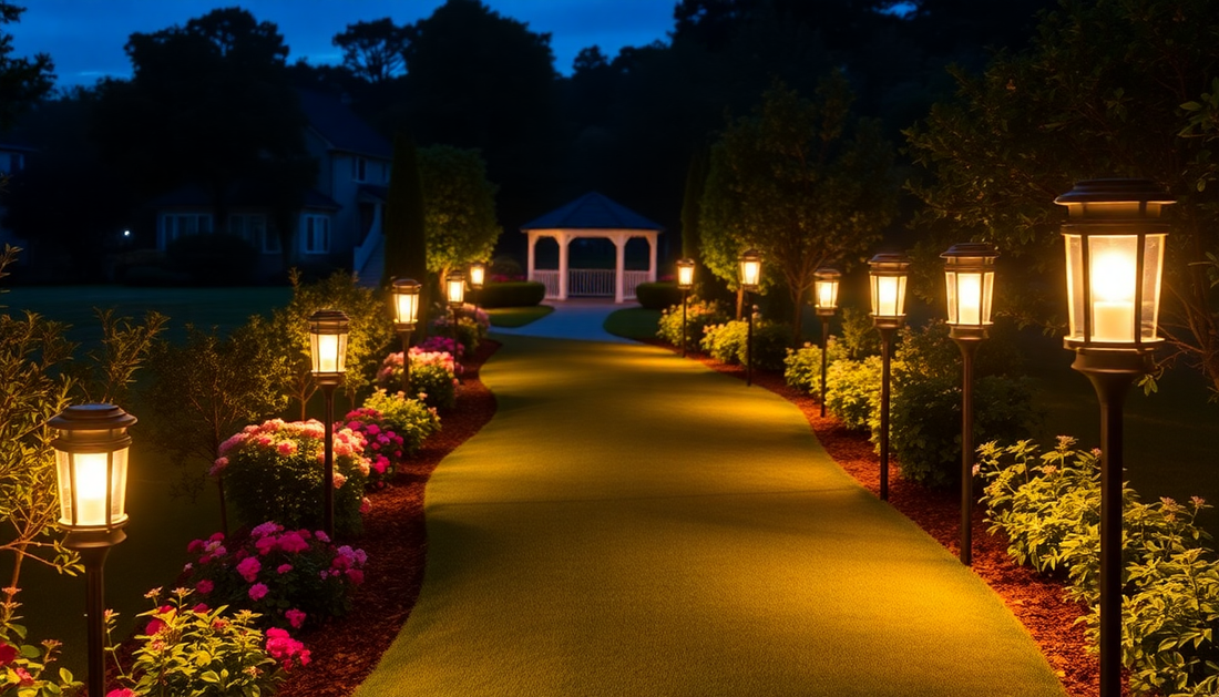 Illuminate Your Garden Path with Solar Powered Perfection