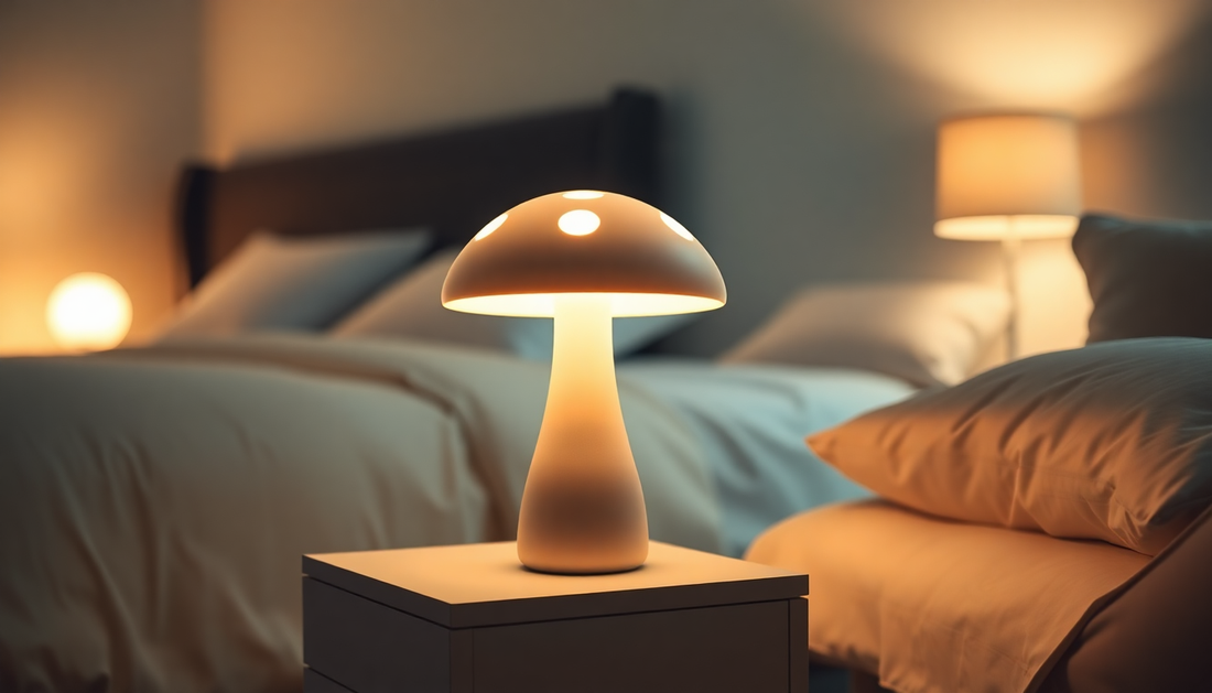 Illuminate Your Space with the Magical Mushroom Lamp: A Dimmable, Rechargeable Delight