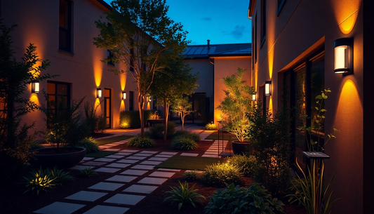 Brighten Up Your Outdoor Oasis: Discover the Power of Solar-Powered Courtyard Lights
