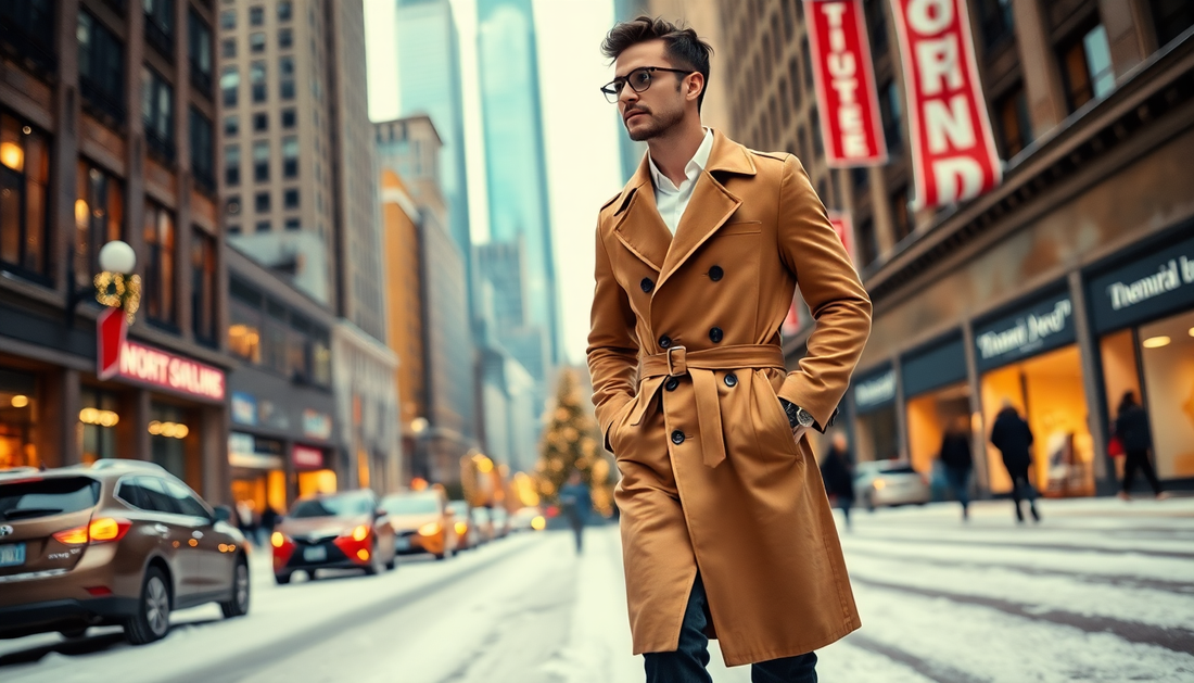 Elevate Your Winter Style: Discover the Timeless Allure of Men's Trench Coats