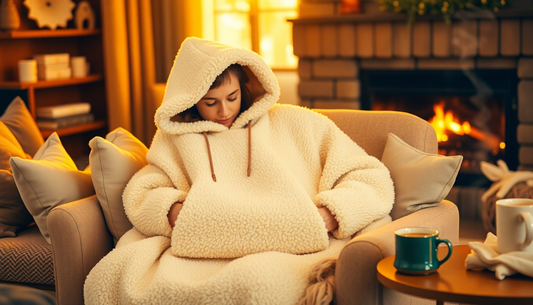 The Ultimate Cozy Gift: Krifey's Oversized Sherpa Hoodie