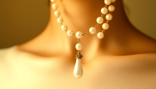 Découvrez la Beauté Élégante de ce Collier Perle Gland à la Mode INS