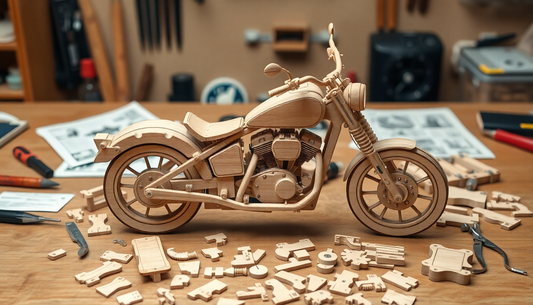 Unleash Your Inner Mechanic: Discover the Thrill of Building the Robotime ROKR Cruiser Motorcycle