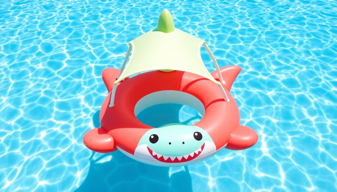 Dive Into Fun: Discover the Ultimate Inflatable Swimming Ring for Kids with Shark Seat