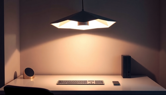 Illuminate Your Space with the Versatile Geometric Desk Lamp from DealSniper.net