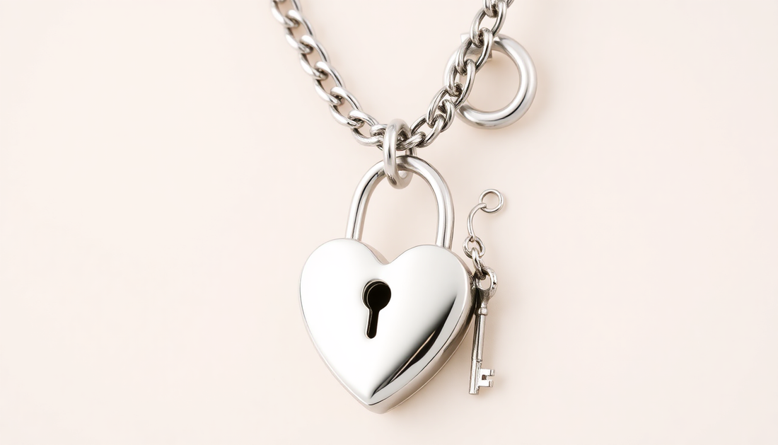Unlock Your Style: Discover the Captivating Charm of Our Heart-Shaped Lock Necklace