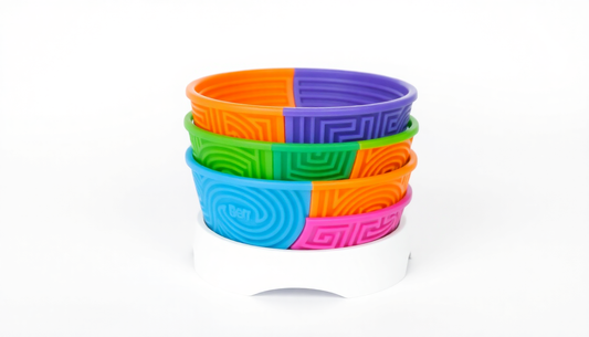 Unleash Your Dog's Mealtime Bliss with the 4-Layer Slow Feeder Puzzle Bowl
