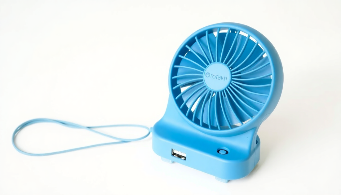 Chill Out in Style: The USB Rechargeable Mini Portable Handheld Electric Fan You Need