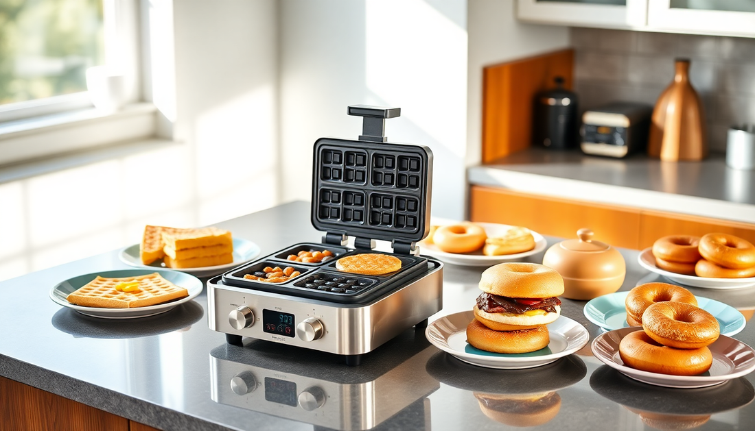 Unleash Your Culinary Creativity with the 6-in-1 Waffle Maker: A Kitchen Accessory You Can't Miss!
