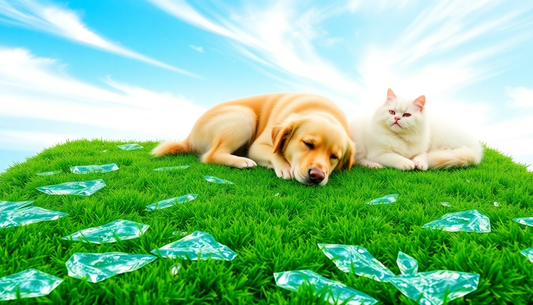 Chill Out with the Coolest Pet Mat: Unleash the Power of Tengzhu's Ice Cool Grass Mat