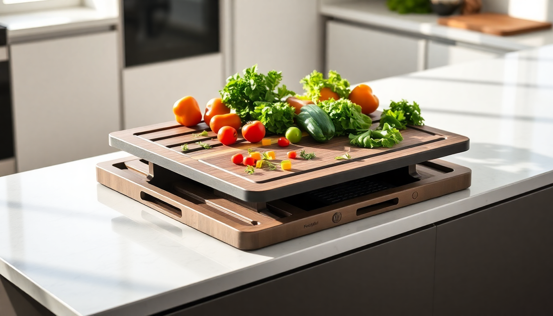 Unlock Unbeatable Savings on the Ultimate 9-in-1 Foldable Drainage Basket Multifunction Safety Cutting Board Set at DealSniper.net