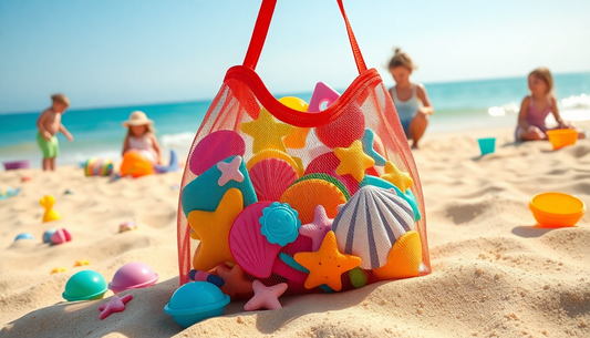 Discover the Ultimate Beach Companion: The Versatile 3D Cartoon Beach Sand Shell Bag