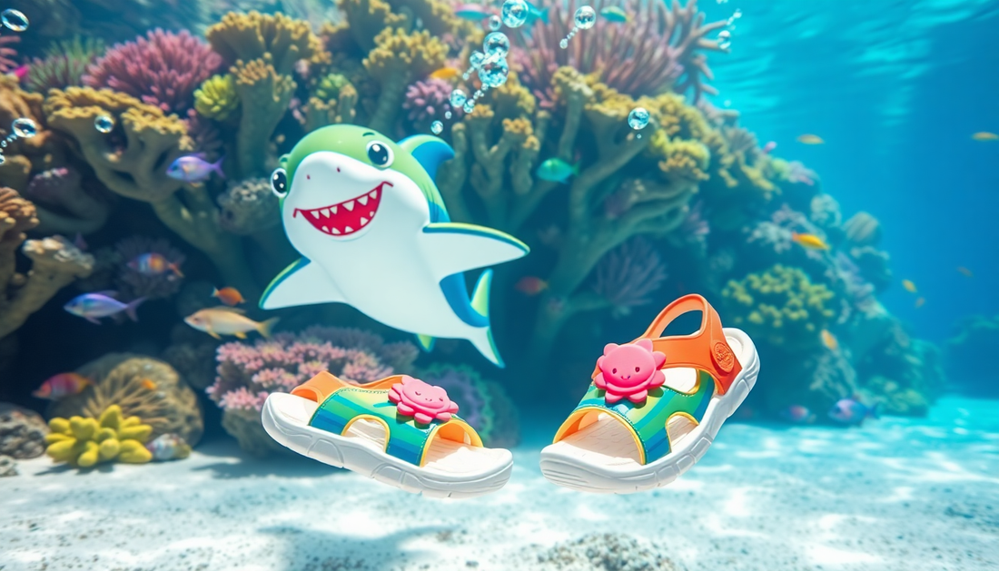 Slay the Summer Heat with Shark-Tastic Slippers: A Splash of Fun for Your Feet!