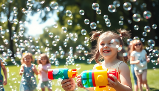 Unleash the Magic: Kids Bubble Blaster Toy Steals the Show at DealSniper.net