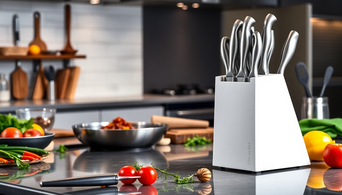 Slice Through the Competition: The qulajoy White Knife Set That'll Make Your Kitchen Shine