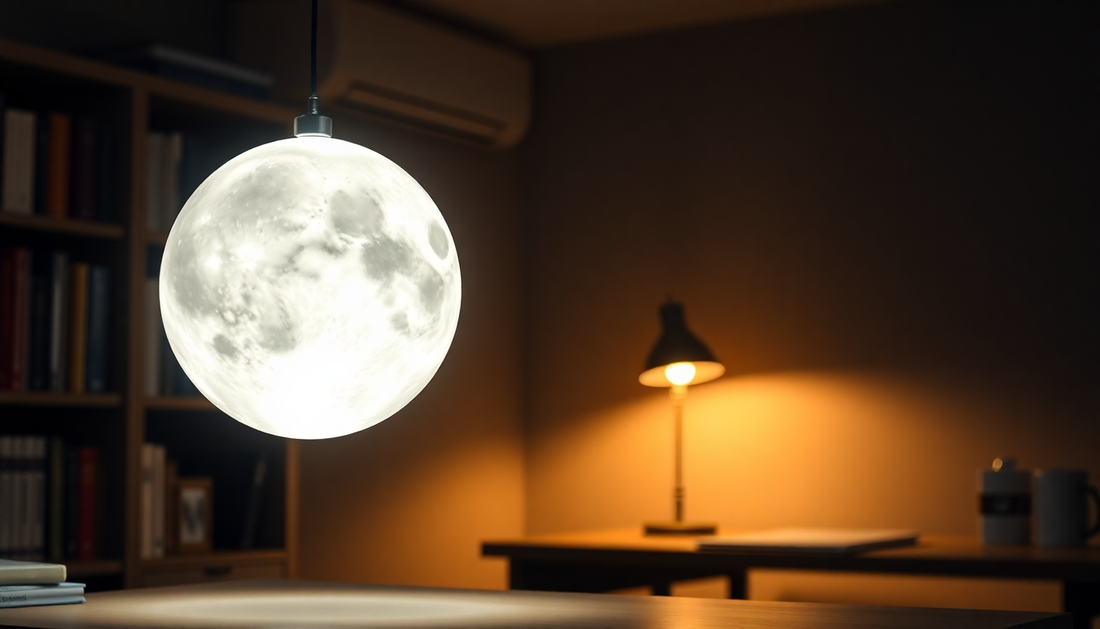 Elevate Your Space with the Mesmerizing 3D LED Moon Night Light