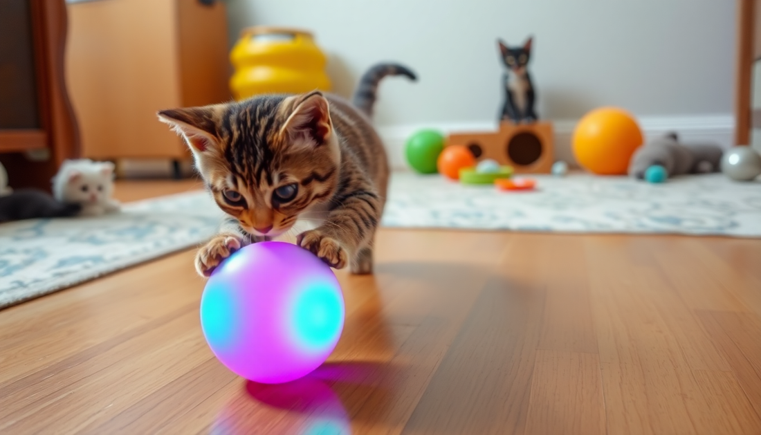 Unleash Your Cat's Playful Side: Discover the Purr-fect Automatic Teaser Ball