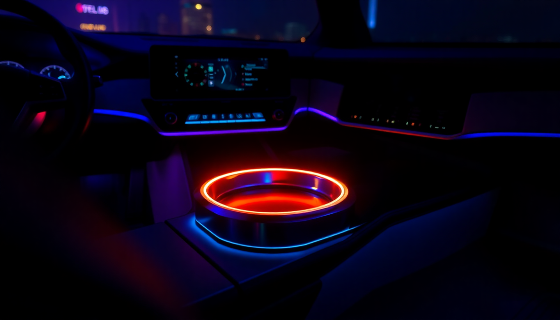 Elevate Your Ride with the Ultimate Car Ashtray: Discover the Convenience and Style of DealSniper's LED RGB Ambient Ashtray