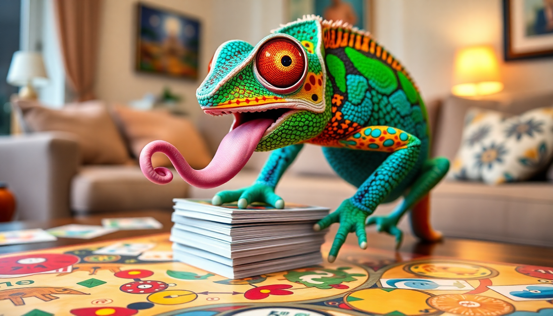 Unleash the Chameleon's Charm: Discover the Hilarious Lizard Mask Board Game at DealSniper.net