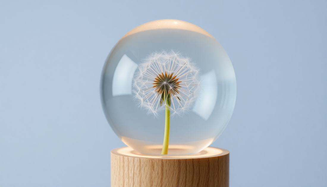 Illuminate Your Life with the Enchanting Luminous 3D Dandelion Crystal Ball