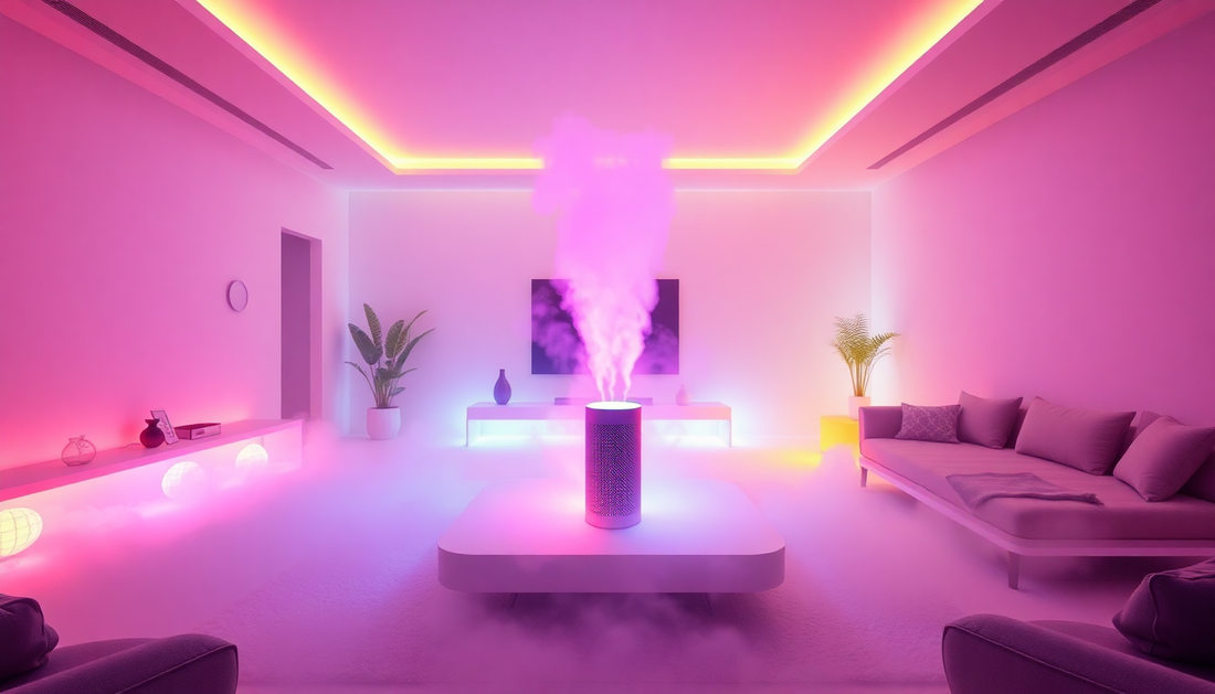 Elevate Your Home with the Voice Control Colorful LED Lamp Humidifier: Exclusive Deals at DealSniper.net