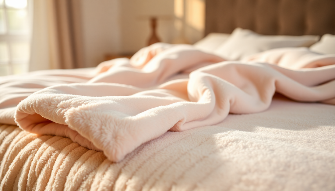 Snuggle Up in Luxury: Discover the Soft Wind Bubble Velvet Blanket at DealSniper.net