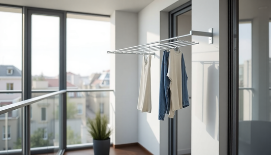 Elevate Your Home Drying Game: The Ingenious Suction Cup Folding Clothes Hanger