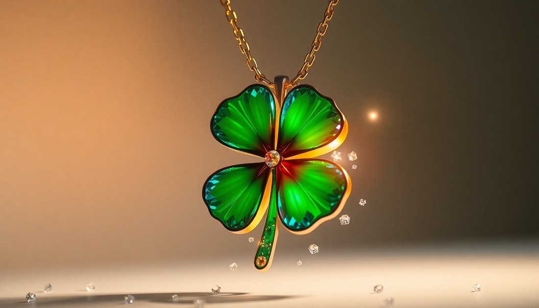 Unleash Your Explosive Style with This Detachable Deformed Four Leaf Clover Necklace