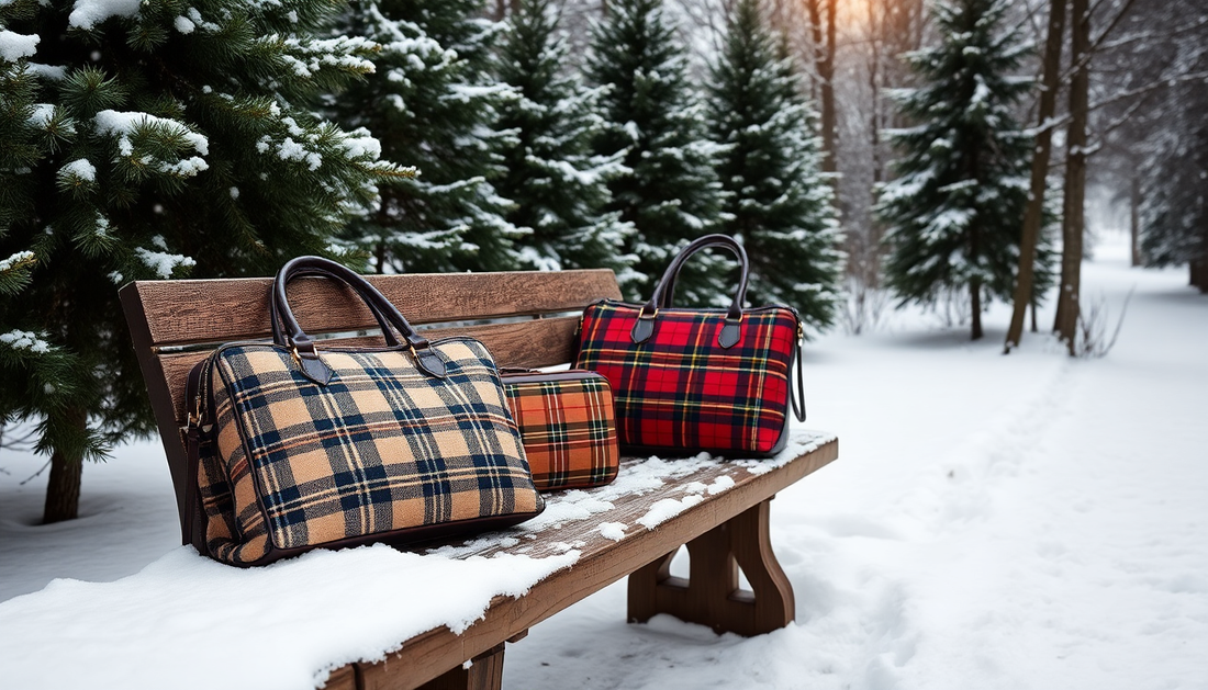 Elevate Your Winter Style with the Plaid Perfection of DealSniper's Luxury Tote Bags