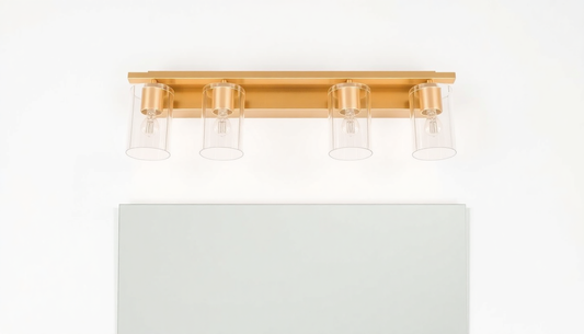 Elevate Your Bathroom with the Perfect Modern Minimalist Gold Vanity Light