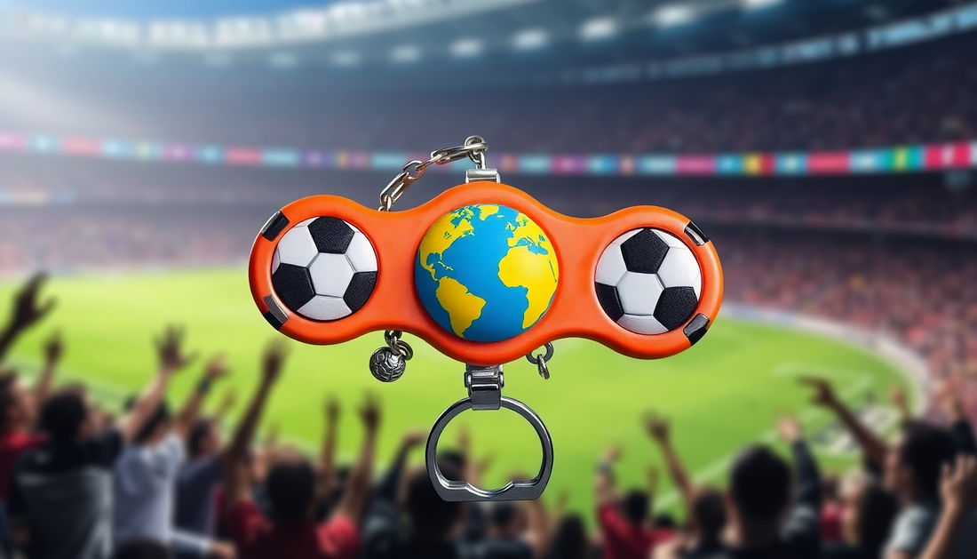 Unleash Your Inner Football Fanatic: Discover the Ultimate World Cup Fidget Spinner Keychain!