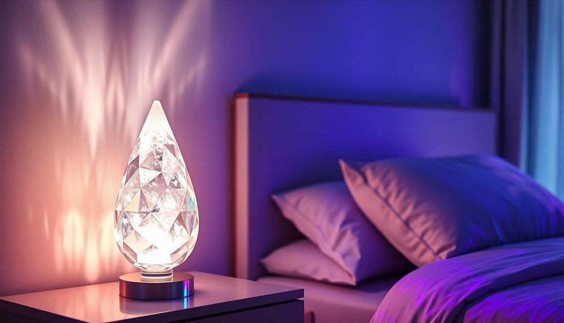 Illuminate Your Space with the Captivating Crystal Table Lamp: A Rechargeable Diamond Night Light Delight