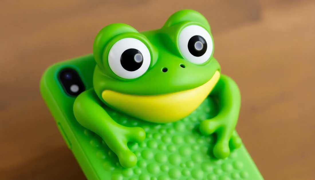 Ribbit Your Way to Savings: The Funniest Silicone 3D Frog Phone Case for Your iPhone