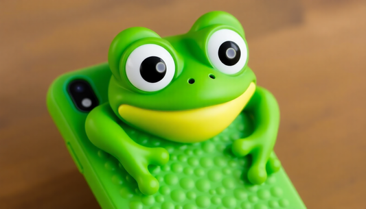 Ribbit Your Way to Savings: The Funniest Silicone 3D Frog Phone Case for Your iPhone