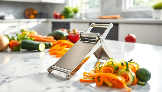 Slice, Grate, and Julienne Your Way to Culinary Perfection with the DealSniper 2-in-1 Stainless Steel Potato Grater Julienne Peeler