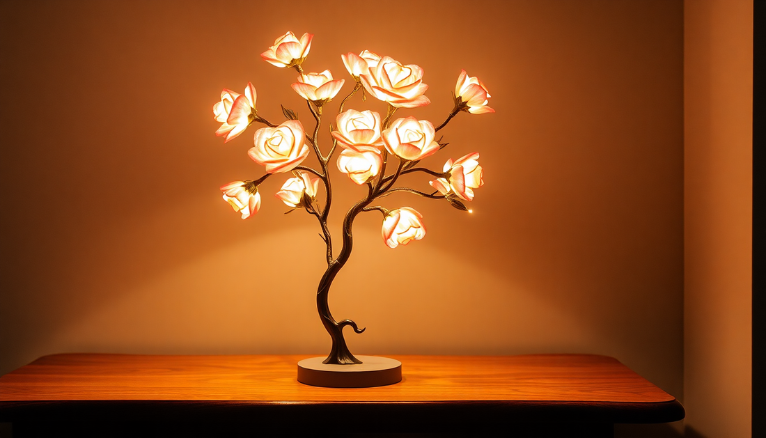 Illuminate Your Space with Enchanting Flower Tree Rose Lamps: Discover Daily Deals at DealSniper.net
