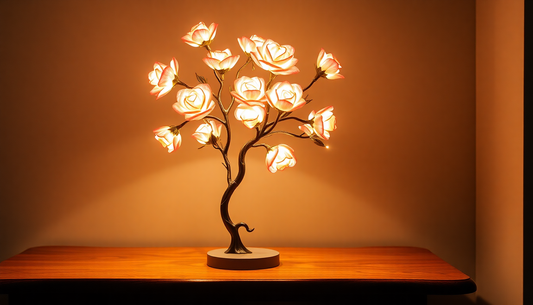 Illuminate Your Space with Enchanting Flower Tree Rose Lamps: Discover Daily Deals at DealSniper.net