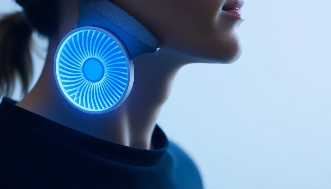Chill Out in Style: The Portable Mini Neck Fan That's a Game-Changer