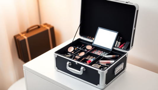 Elevate Your Makeup Routine with the Perfect LED Light Mirror Makeup Storage Box