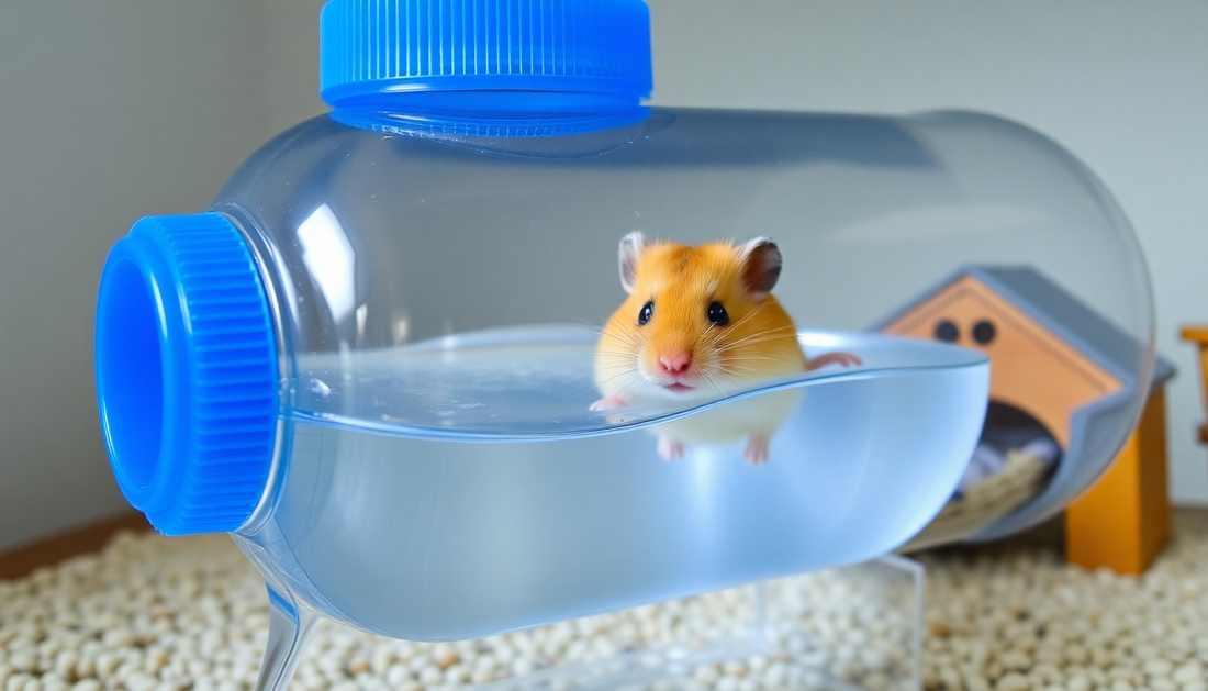 Unleash Your Hamster's Inner Adventurer with the mewoofun Hamster Water Bottle!