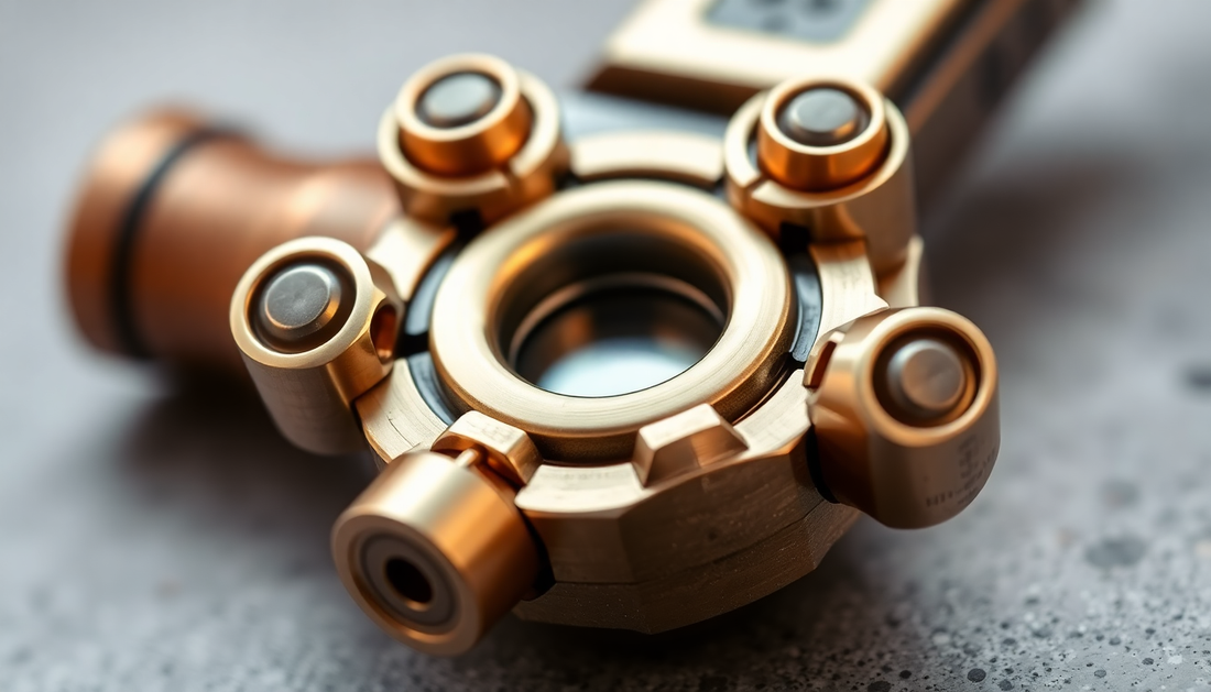 Unleash Your Fidget Frenzy: Discover the Mesmerizing Brass Gun Revolver Bullet Spinner