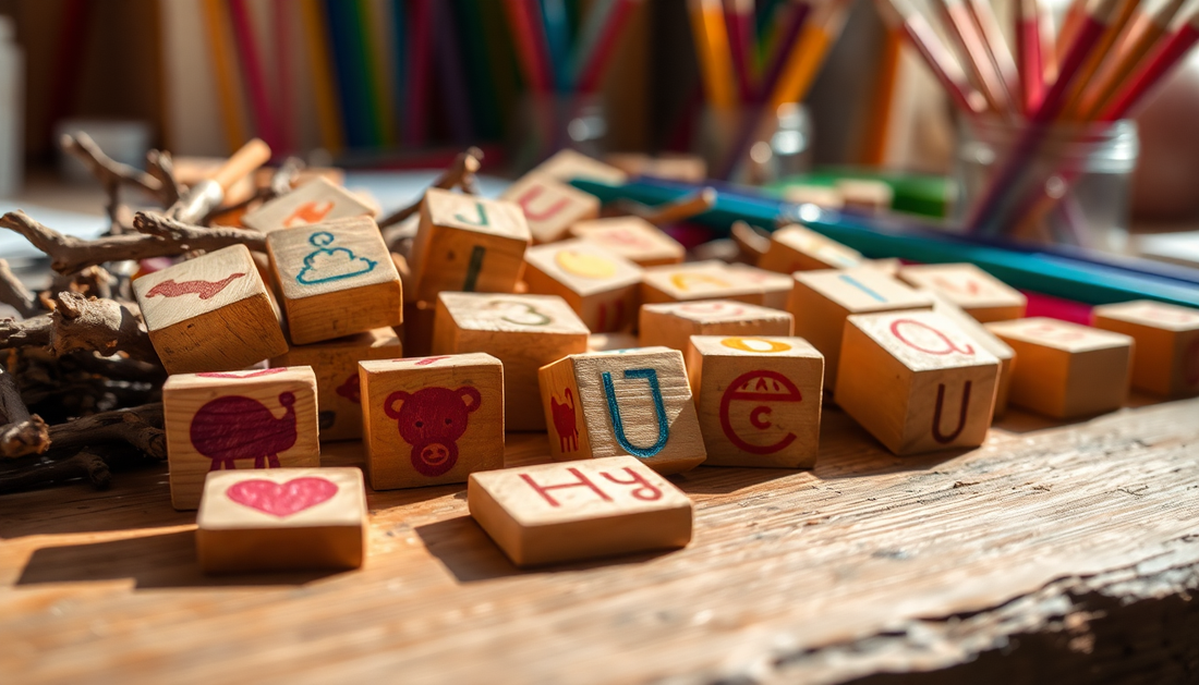 Unleash Your Child's Creativity with DealSniper's Handmade Wooden Toy Blocks
