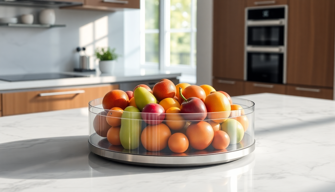 Elevate Your Kitchen with the Rotating Fruit Tray: A Versatile and Stylish Solution